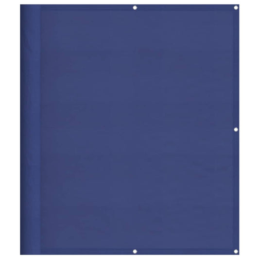 Balcony Screen Blue 120x800 cm 100% Polyester Oxford