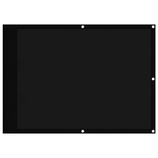 Balcony Screen Black 75x800 cm 100% Polyester Oxford