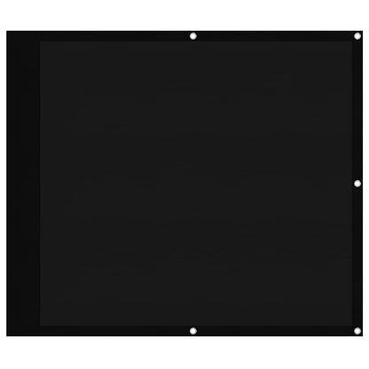 Balcony Screen Black 90x800 cm 100% Polyester Oxford