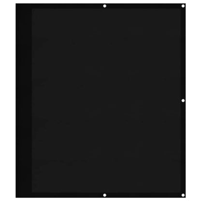 Balcony Screen Black 120x1000 cm 100% Polyester Oxford