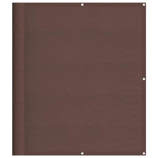 Balcony Screen Brown 120x700 cm 100% Polyester Oxford