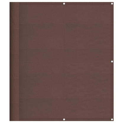 Balcony Screen Brown 120x800 cm 100% Polyester Oxford