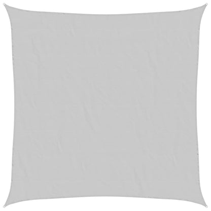 Sun Shade Sail Light Grey 4x4 m 100% Polyester Oxford