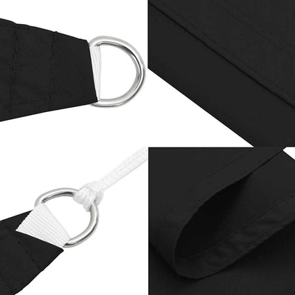 Sun Shade Sail Light Grey 5x5 m 100% Polyester Oxford