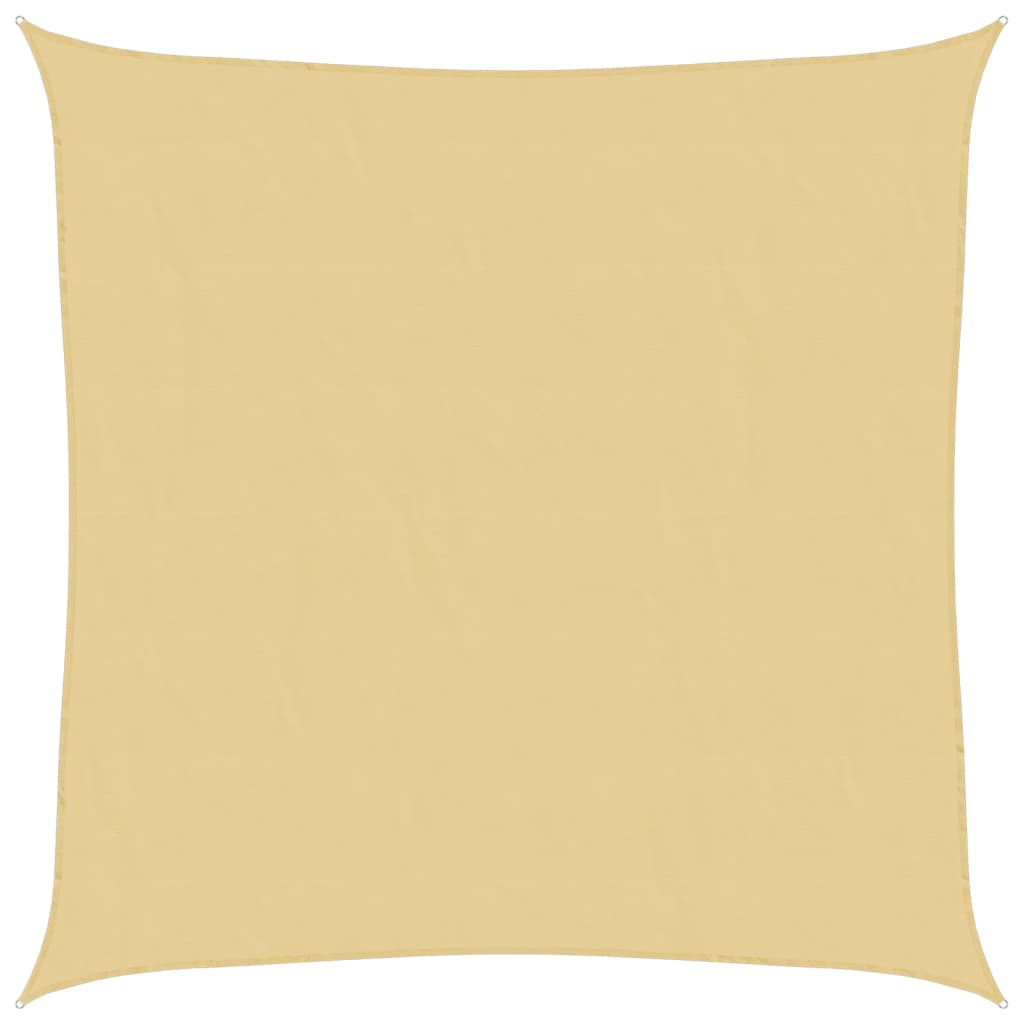 Sun Shade Sail Sand 2.5x2.5 m 100% Polyester Oxford