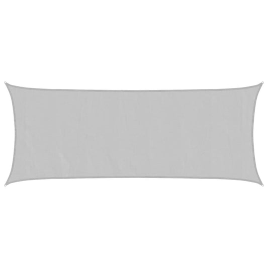 Sun Shade Sail Light Grey 4.5x2 m 100% Polyester Oxford
