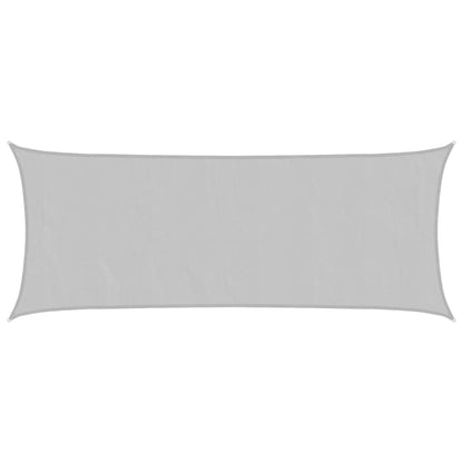 Sun Shade Sail Light Grey 5x2 m 100% Polyester Oxford