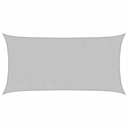 Sun Shade Sail Light Grey 6x3 m 100% Polyester Oxford