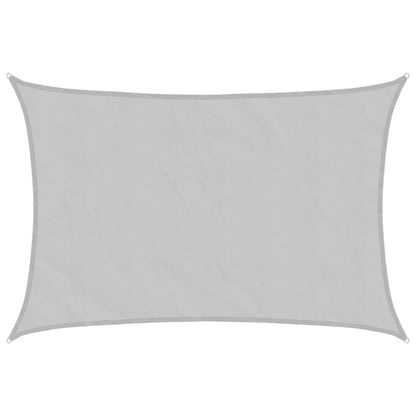 Sun Shade Sail Light Grey 4x5 m 100% Polyester Oxford