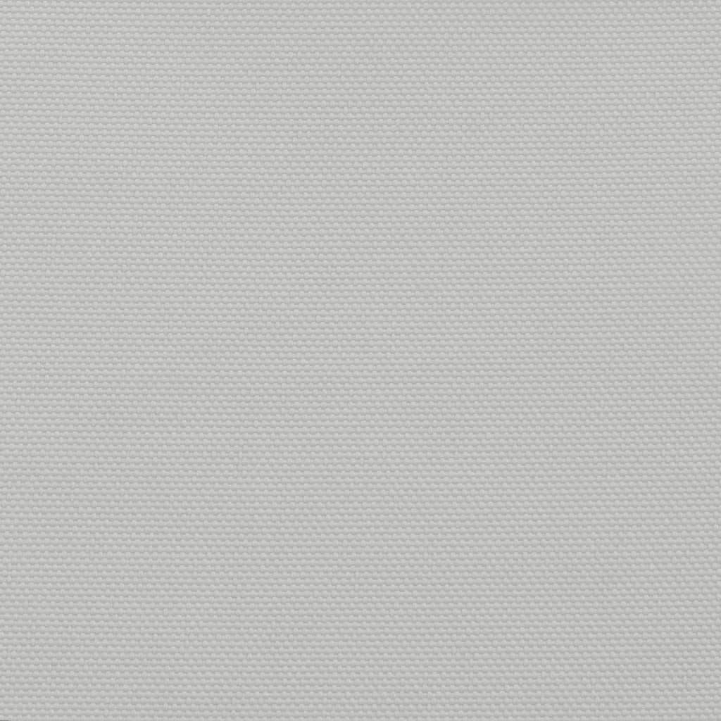 Sun Shade Sail Light Grey 6x5 m 100% Polyester Oxford