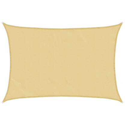 Sun Shade Sail Sand 2.5x2 m 100% Polyester Oxford