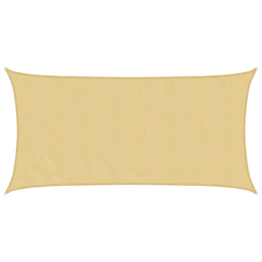 Sun Shade Sail Sand 4x2 m 100% Polyester Oxford