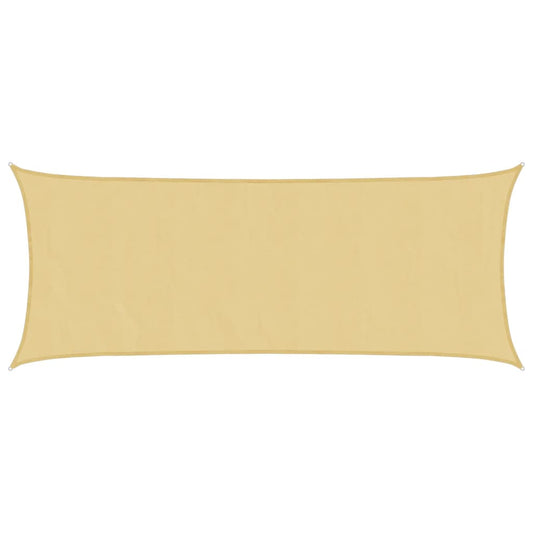 Sun Shade Sail Sand 4.5x2 m 100% Polyester Oxford