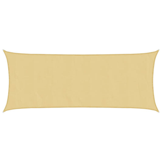 Sun Shade Sail Sand 5x2 m 100% Polyester Oxford