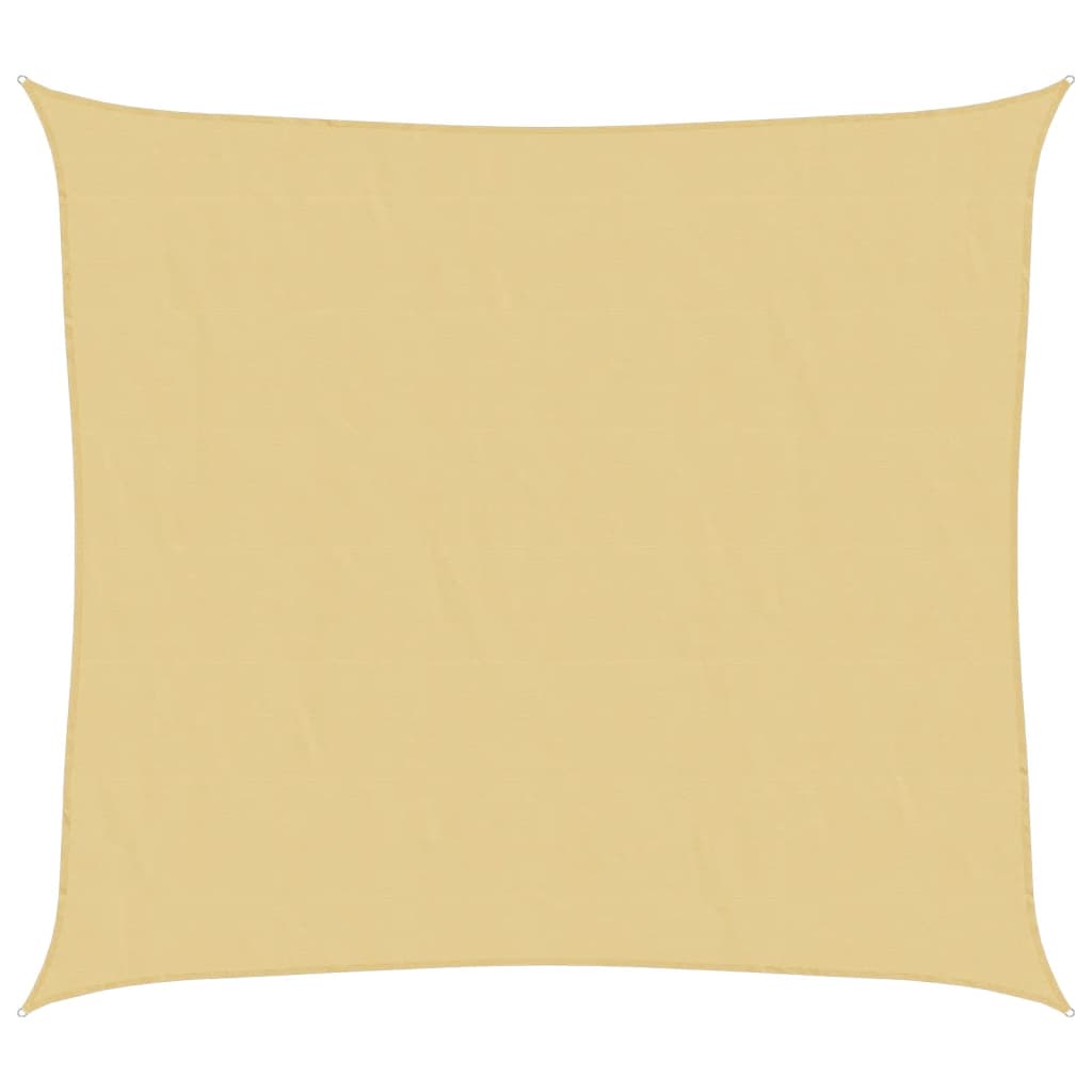 Sun Shade Sail Sand 3x2.5 m 100% Polyester Oxford