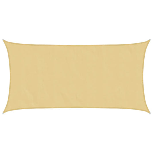 Sun Shade Sail Sand 5x2.5 m 100% Polyester Oxford
