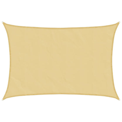 Sun Shade Sail Sand 3.5x5 m 100% Polyester Oxford