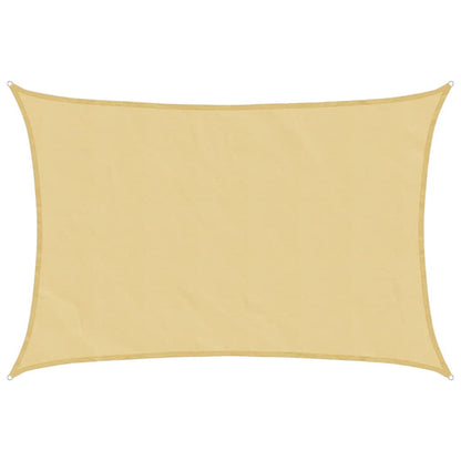 Sun Shade Sail Sand 6x5 m 100% Polyester Oxford