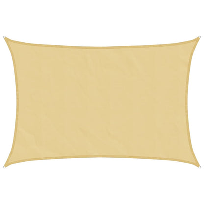 Sun Shade Sail Sand 7x6 m 100% Polyester Oxford