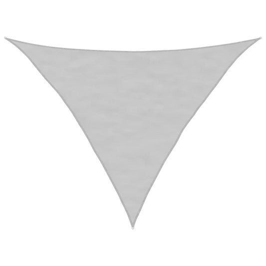 Sun Shade Sail Light Grey 2.5x2.5x3.5 m 100% Polyester Oxford