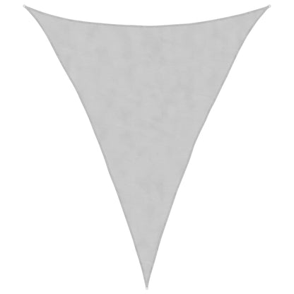 Sun Shade Sail Light Grey 5x6x6 m 100% Polyester Oxford