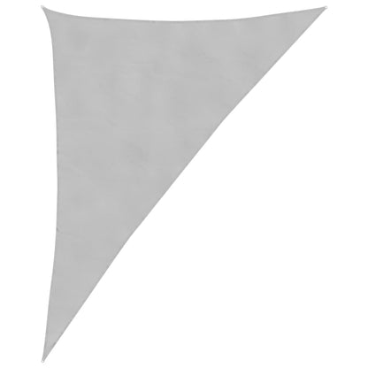Sun Shade Sail Light Grey 4x5x6.4 m 100% Polyester Oxford
