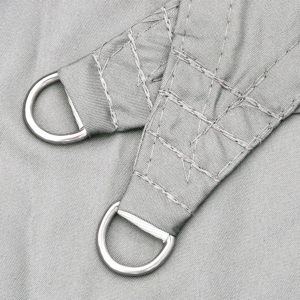 Sun Shade Sail Light Grey 4x5x6.4 m 100% Polyester Oxford