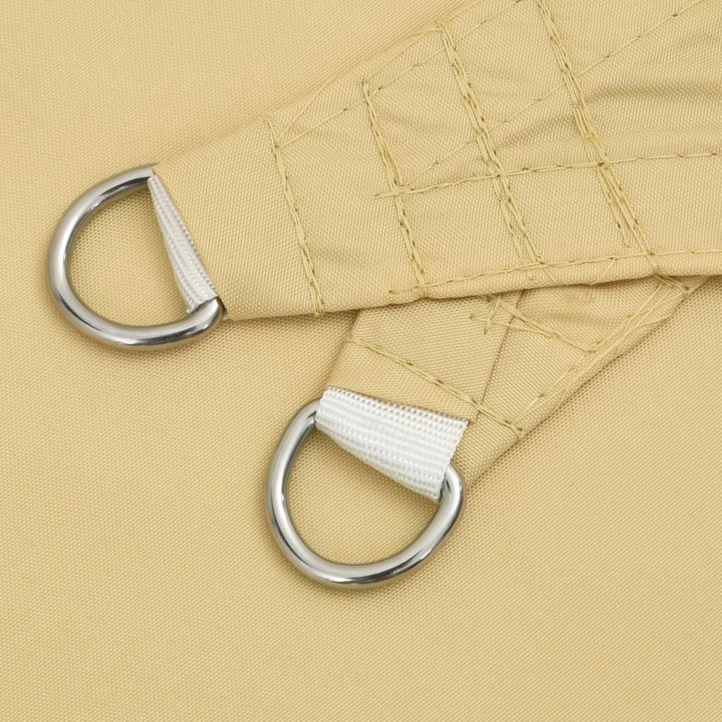 Sun Shade Sail Sand 2x2x2 m 100% Polyester Oxford