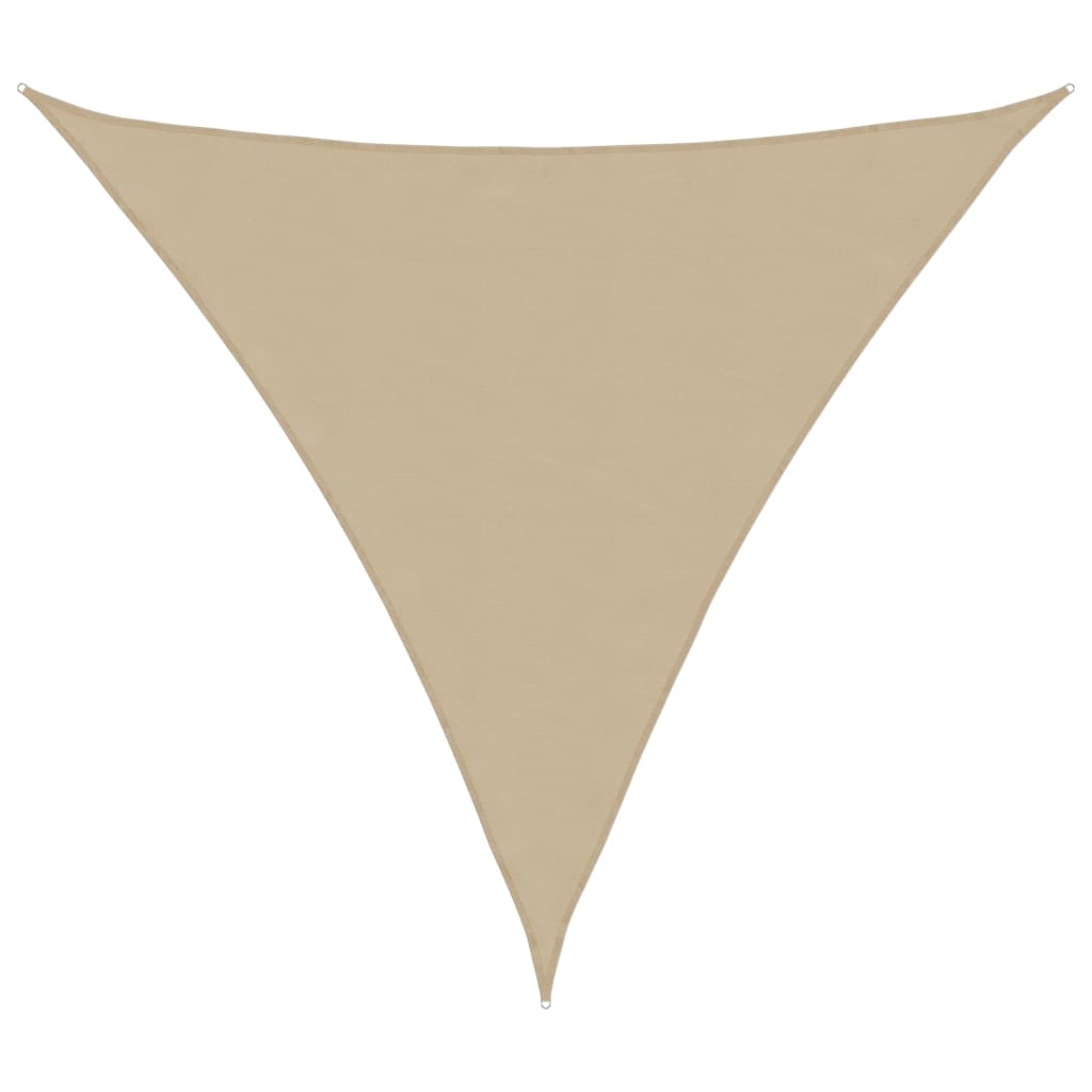 Sun Shade Sail Beige 2x2x2 m 100% Polyester Oxford