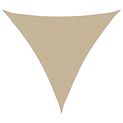 Sun Shade Sail Beige 2x2x2 m 100% Polyester Oxford