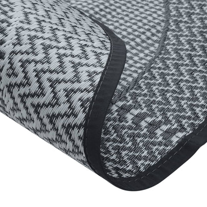 Outdoor Carpet ARAKIL Grey Ø120 cm PP