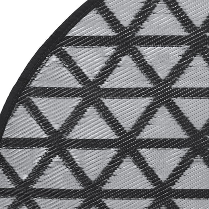 Outdoor Carpet ARAKIL Black Ø200 cm PP