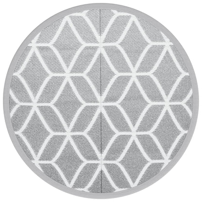 Outdoor Carpet ARAKIL Grey Ø160 cm PP
