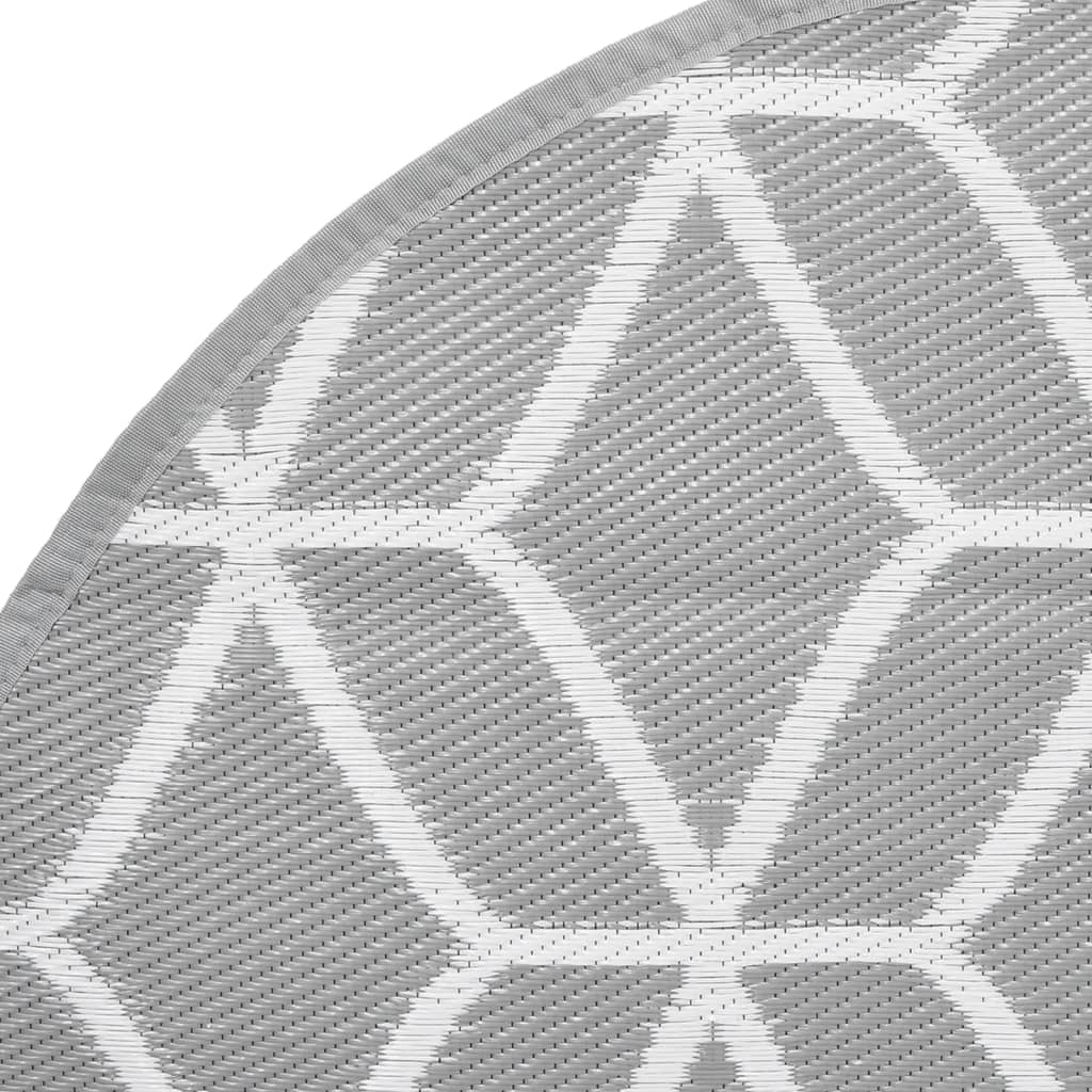 Outdoor Carpet ARAKIL Grey Ø160 cm PP