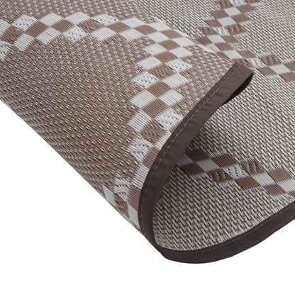 Outdoor Carpet ARAKIL Brown Ø160 cm PP