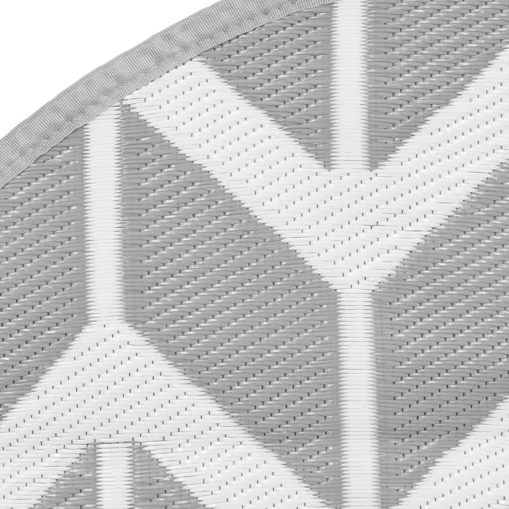 Outdoor Carpet ARAKIL Grey Ø200 cm PP