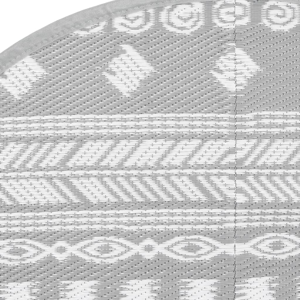Outdoor Carpet ARAKIL Grey Ø160 cm PP