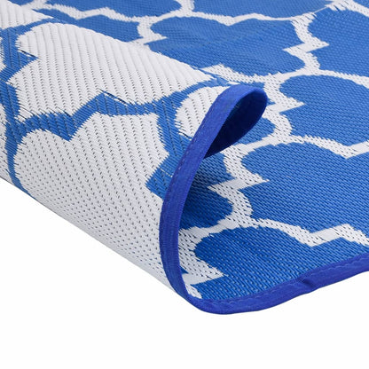 Outdoor Carpet ARAKIL Blue Ø120 cm PP