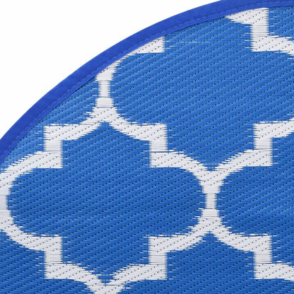 Outdoor Carpet ARAKIL Blue Ø120 cm PP
