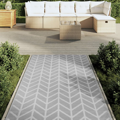Outdoor Carpet ARAKIL Grey 120x180 cm PP