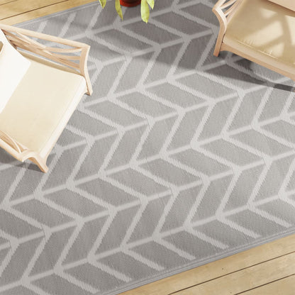 Outdoor Carpet ARAKIL Grey 190x290 cm PP