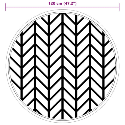 Outdoor Carpet ARAKIL Grey Ø120 cm PP