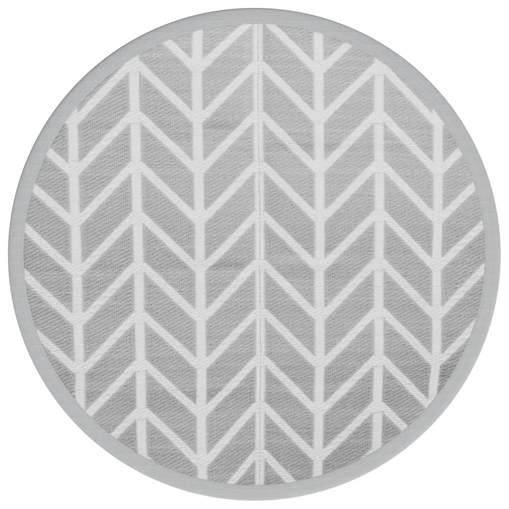 Outdoor Carpet ARAKIL Grey Ø160 cm PP