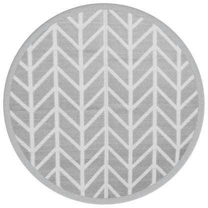 Outdoor Carpet ARAKIL Grey Ø160 cm PP