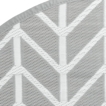 Outdoor Carpet ARAKIL Grey Ø160 cm PP