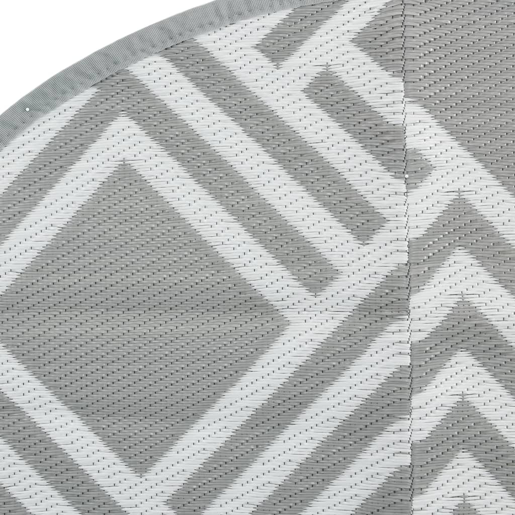Outdoor Carpet ARAKIL Grey Ø160 cm PP