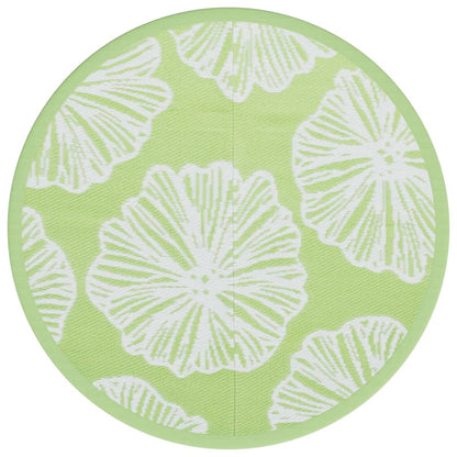 Outdoor Carpet ARAKIL Green Ø120 cm PP