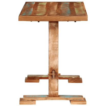 Dining Table 110x55x78 cm Solid Wood Reclaimed