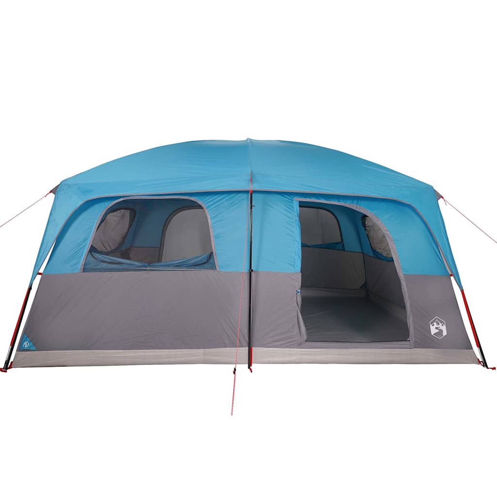 Family Tent Cabin 8-Person Blue Waterproof