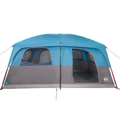 Family Tent Cabin 8-Person Blue Waterproof